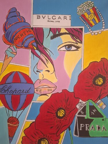 Urban Couture Flow by Ursula Haider-Seggl, Painting for Sale on Select