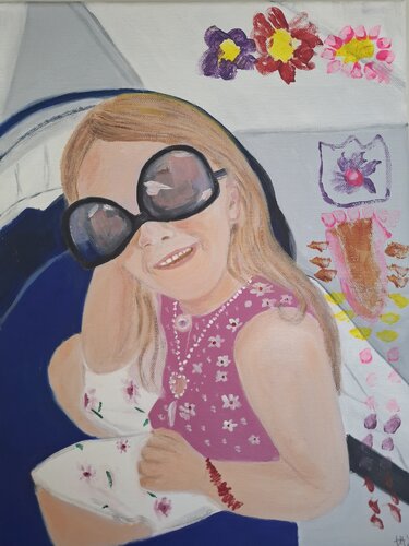 Clearly Too Cool by Ursula Haider-Seggl, Painting for Sale on Select