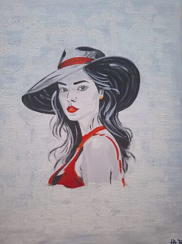 Waiting For Nothing by Ursula Haider-Seggl, Painting for Sale on Select