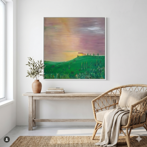 Left The Keys by Ursula Haider-Seggl, Painting for Sale on Select
