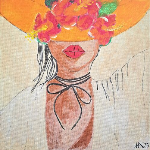 Rent Free Incognito by Ursula Haider-Seggl, Painting for Sale on Select
