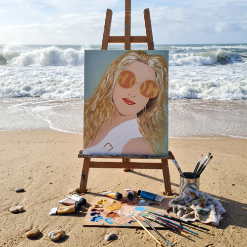 Sunny Vibe Now by Ursula Haider-Seggl, Painting for Sale on Select