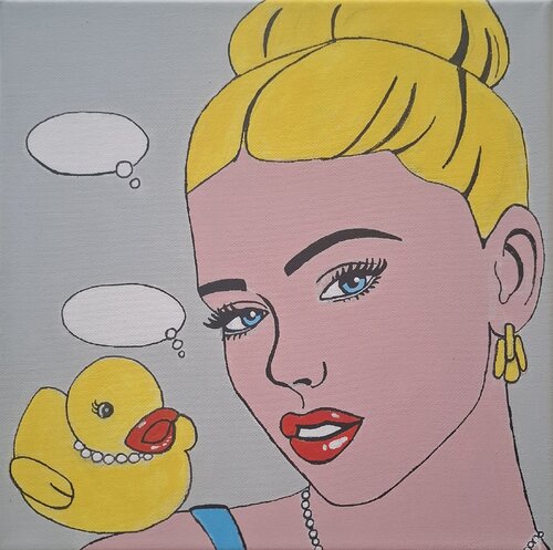 Dialog Costs Extra by Ursula Haider-Seggl, Painting for Sale on Select
