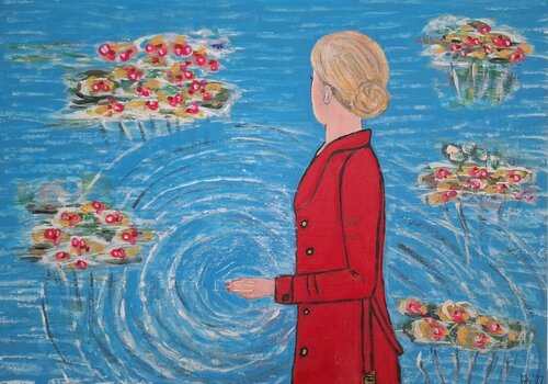 Just One Touch by Ursula Haider-Seggl, Painting for Sale on Select