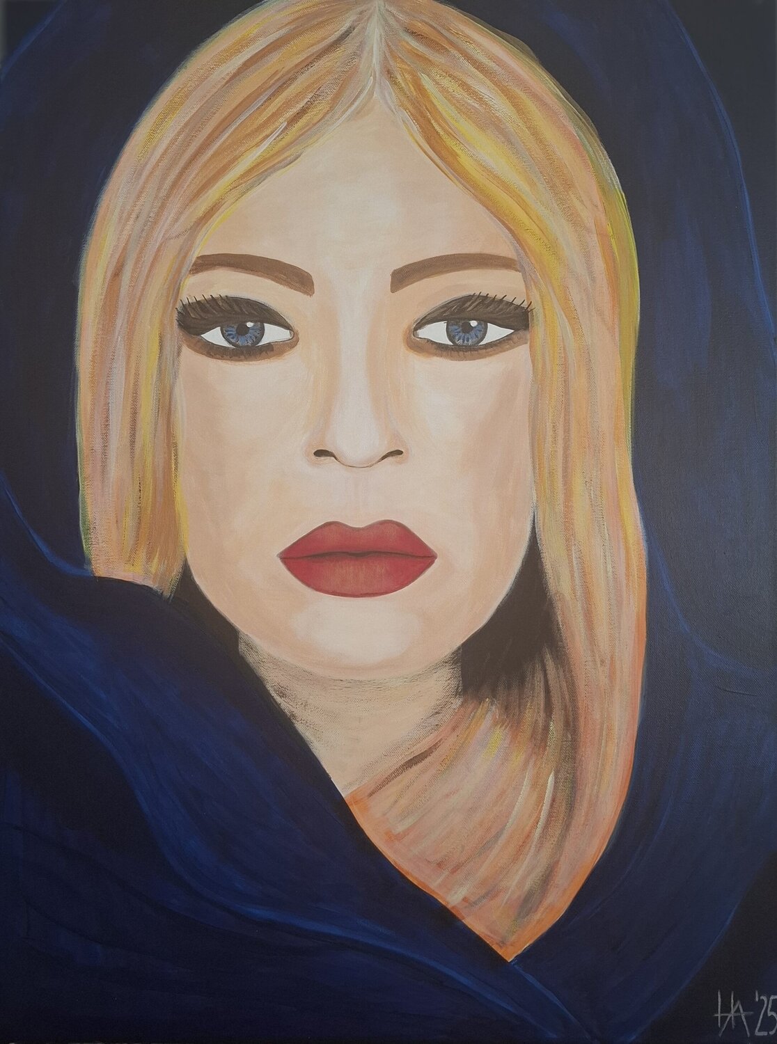 End Of Discussion Ursula Haider-Seggl Original painting for sale