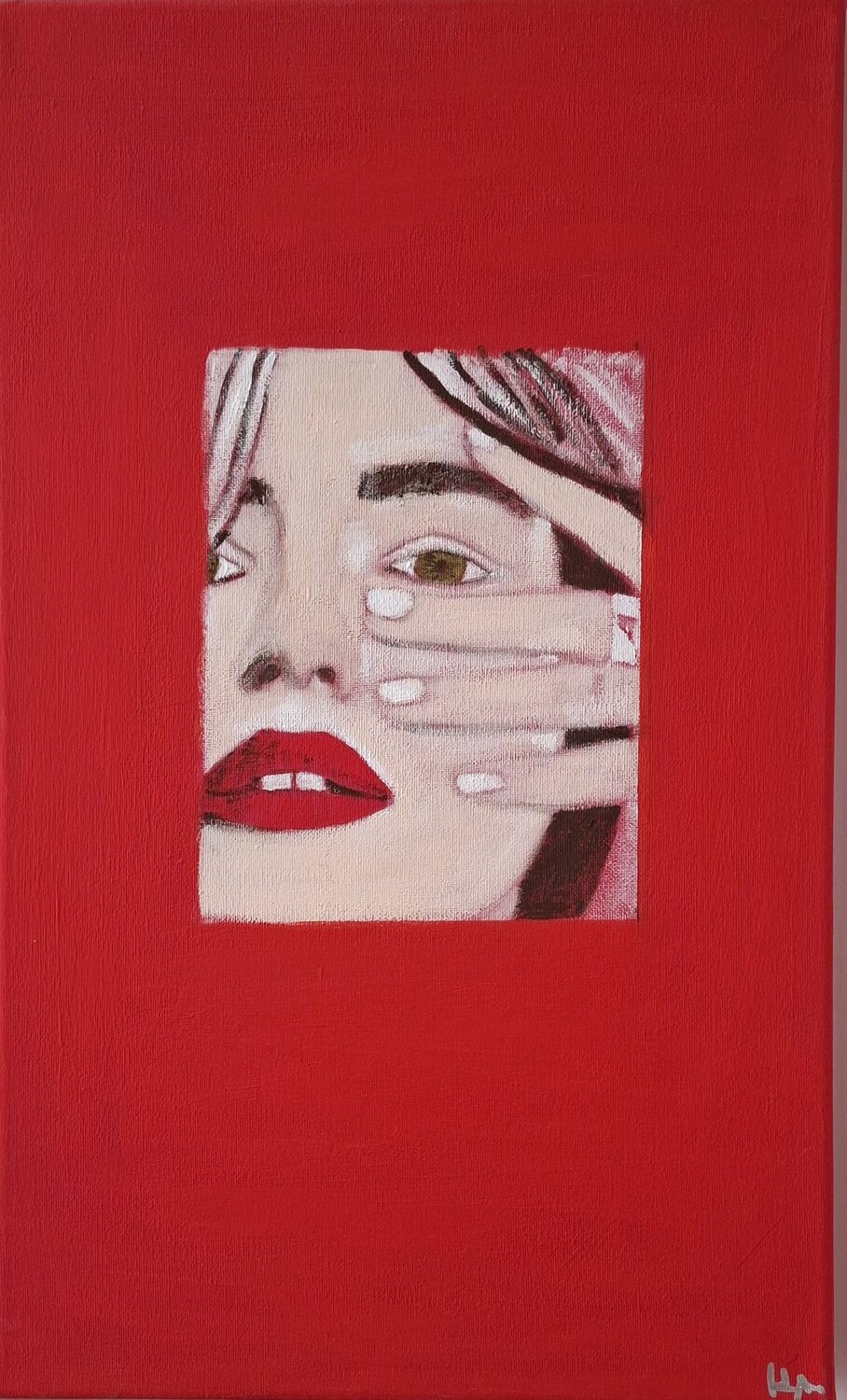 Beauty Impact Now Ursula Haider-Seggl Original painting for sale