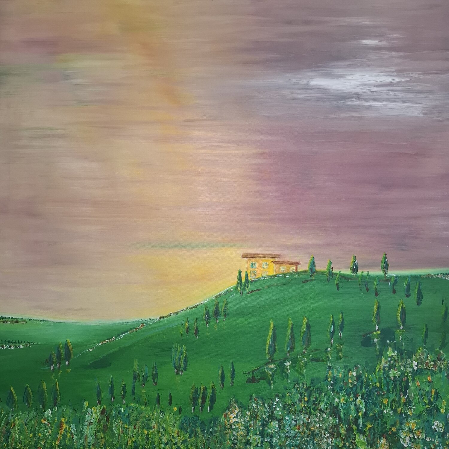 Left The Keys Ursula Haider-Seggl Original painting for sale