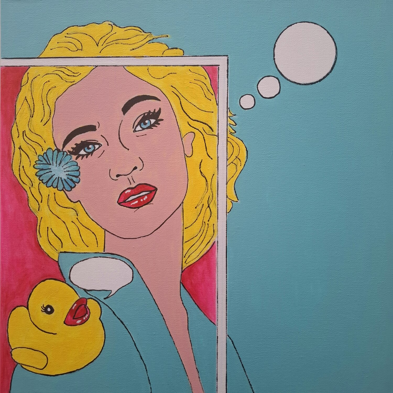 Zero Morning Words Ursula Haider-Seggl Original painting for sale