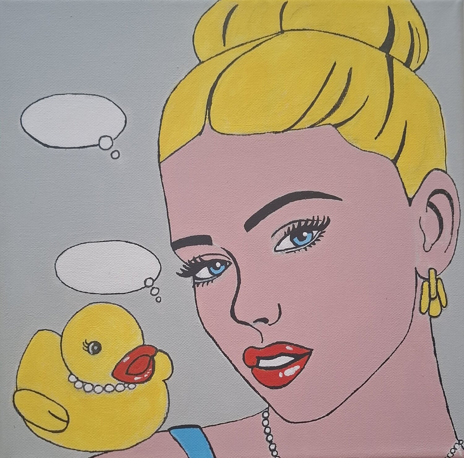 Dialog Costs Extra Ursula Haider-Seggl Original painting for sale