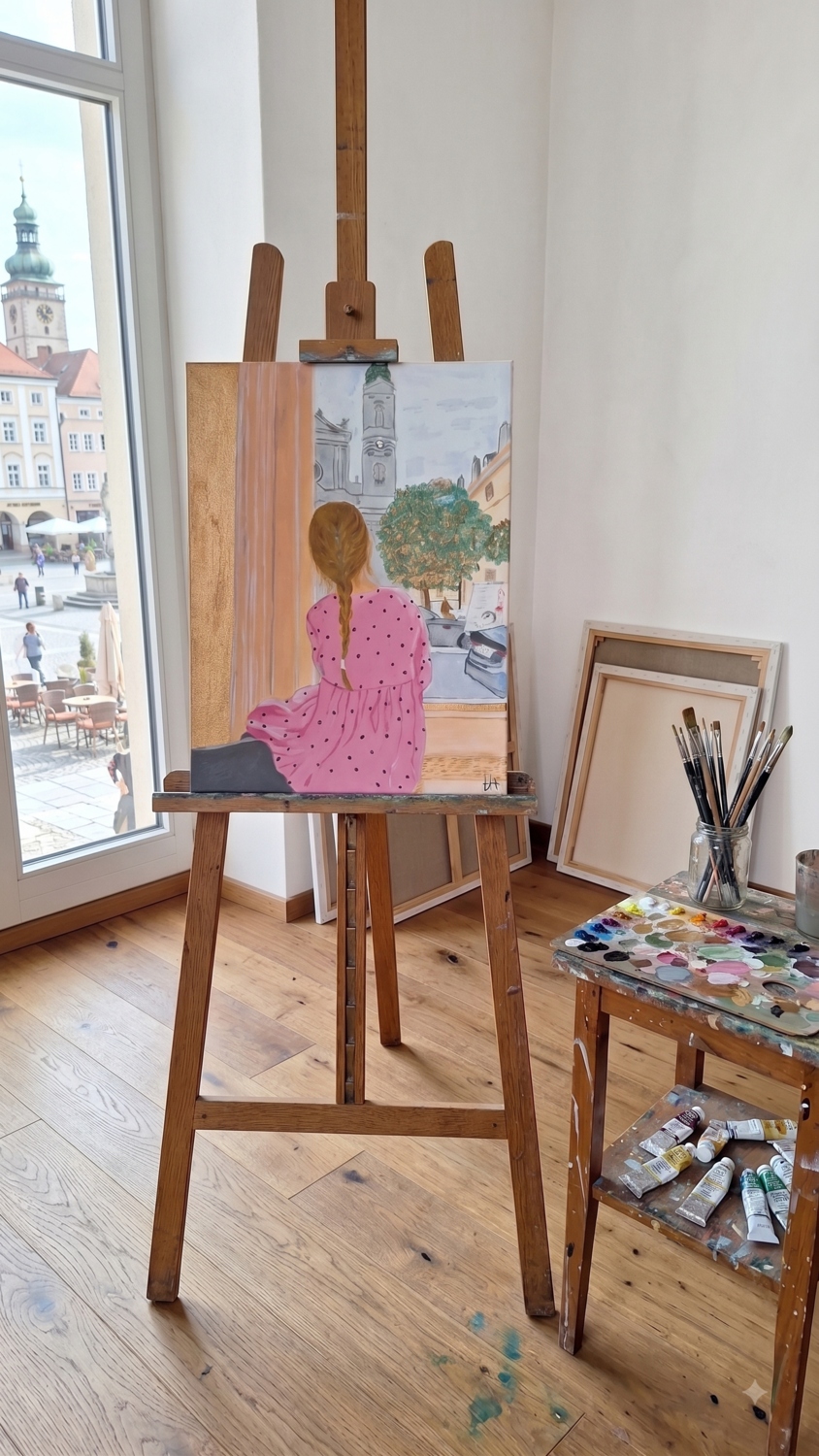 My Little World , 30x40 cm Ursula Haider-Seggl Original painting for sale