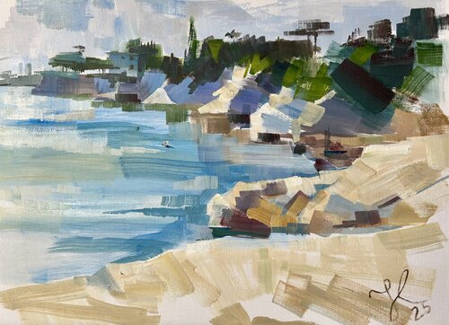 Governor's Beach by Yulia Prykina, Painting for Sale on Select