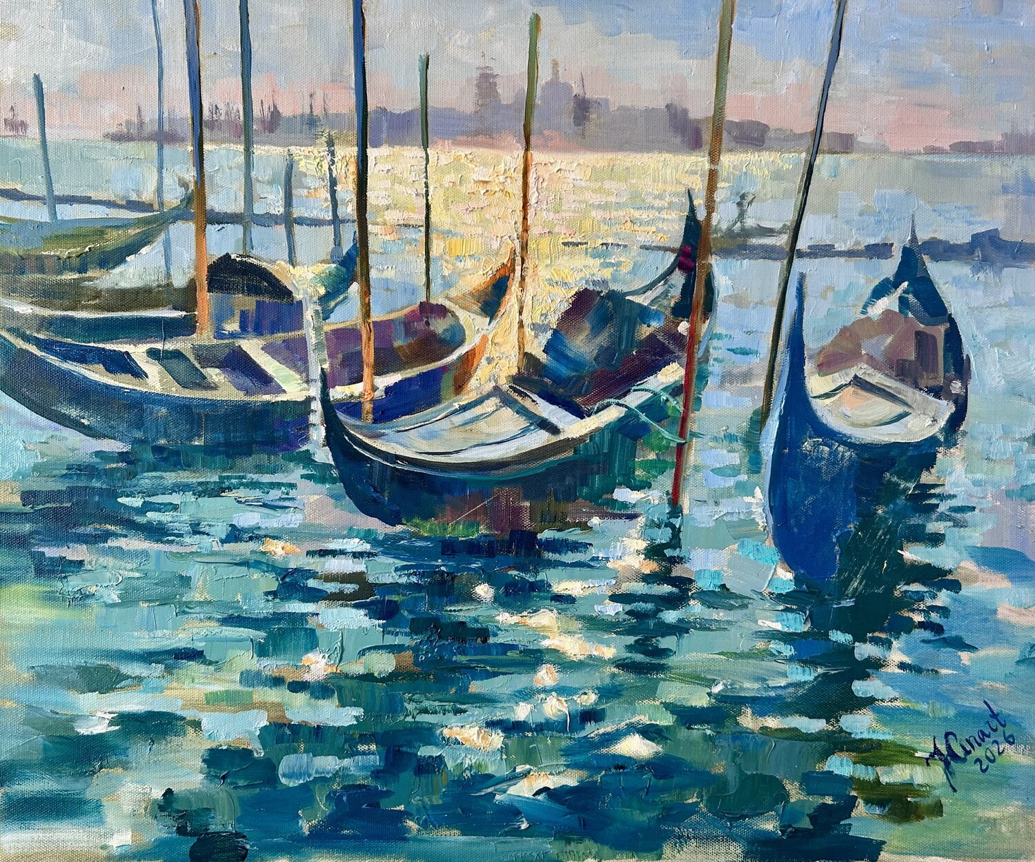 Venice Day Yulia Prykina Original painting for sale