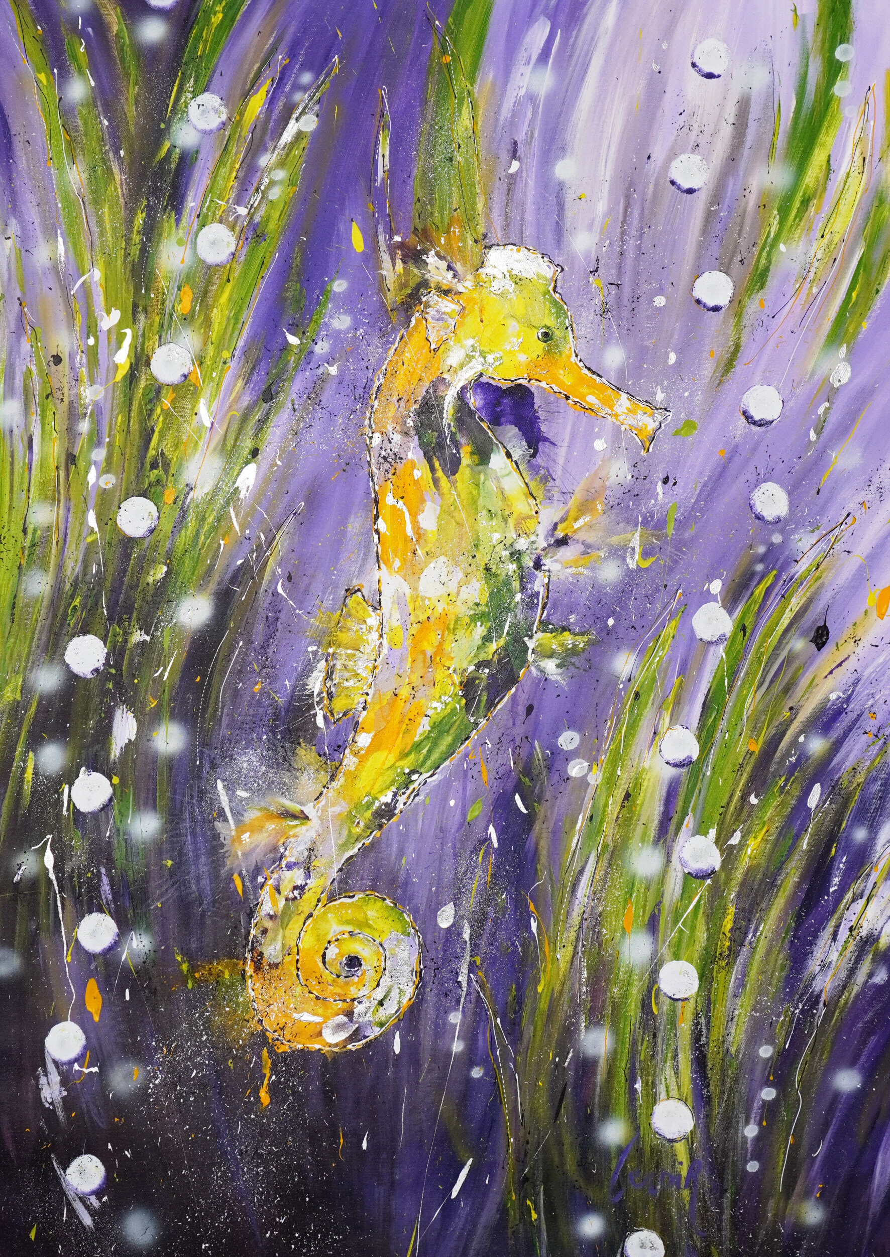 Yellow Seahorse