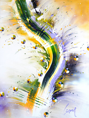 Path of Energy by Dominique Lenoir, Painting for Sale on Select