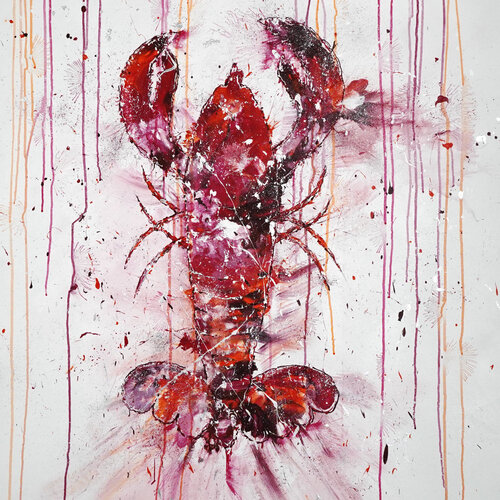 Red Lobster by Dominique Lenoir, Painting for Sale on Select