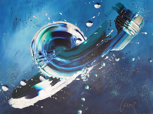 Frozen Moment by Dominique Lenoir, Painting for Sale on Select