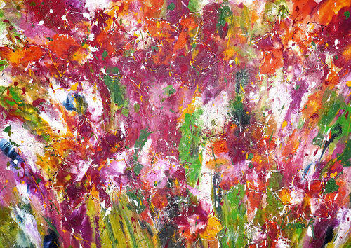 Wild Garden Symphony by Dominique Lenoir, Painting for Sale on Select