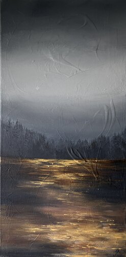 Dancing under the moonlight by Jenna Silander, Painting for Sale on Select