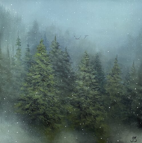 Born from the mist by Jenna Silander, Painting for Sale on Select