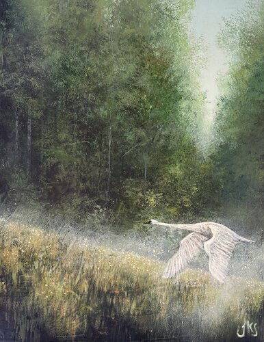 From here to you by Jenna Silander, Painting for Sale on Select