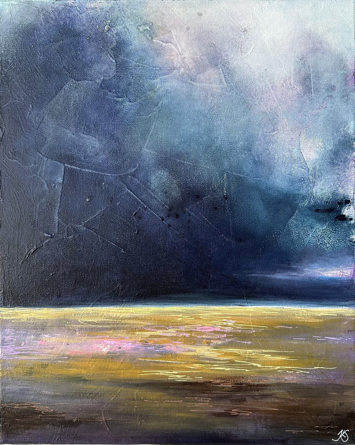 Light & Dark Jenna Silander Original painting for sale