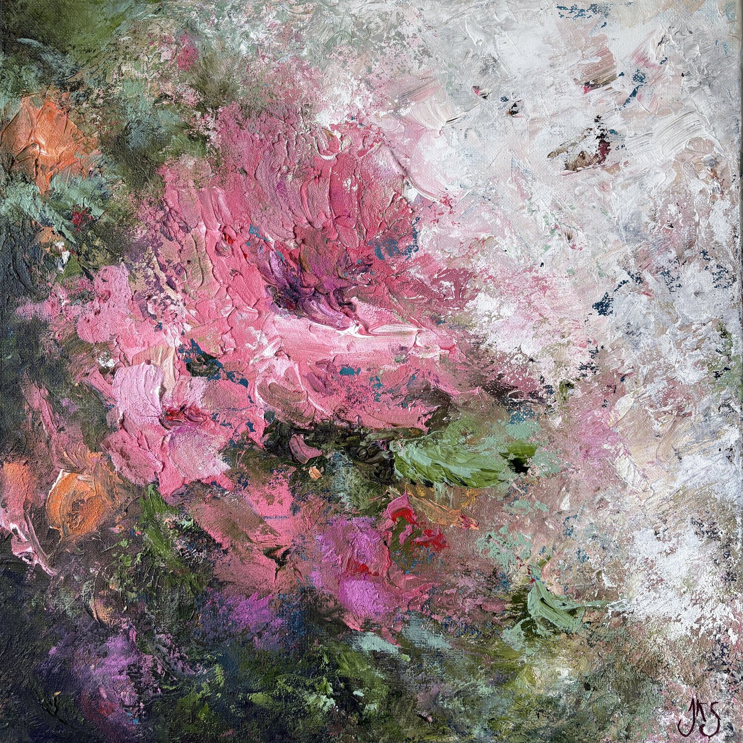 Coffee in the sun Jenna Silander Original painting for sale