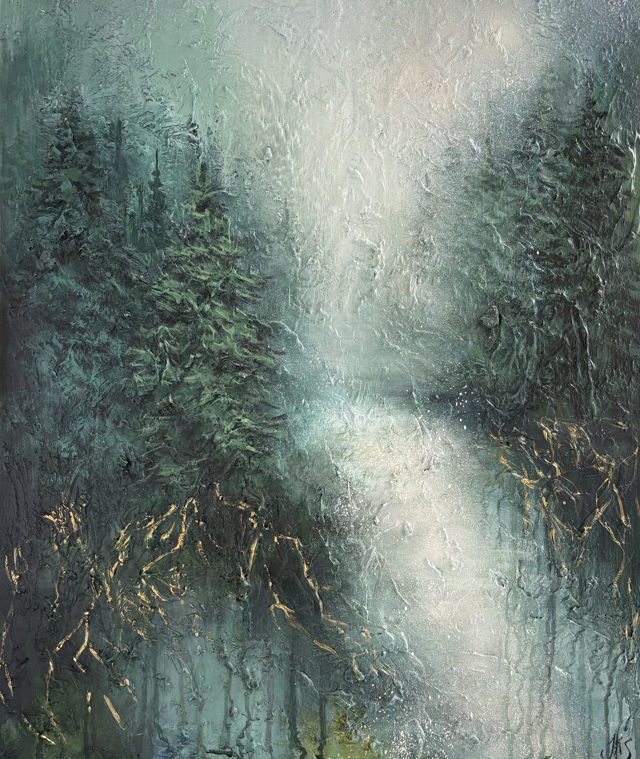 Open your eyes Jenna Silander Original painting for sale