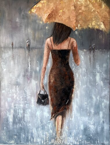 Summer Rain by Tatiana Takush, Painting for Sale on Select