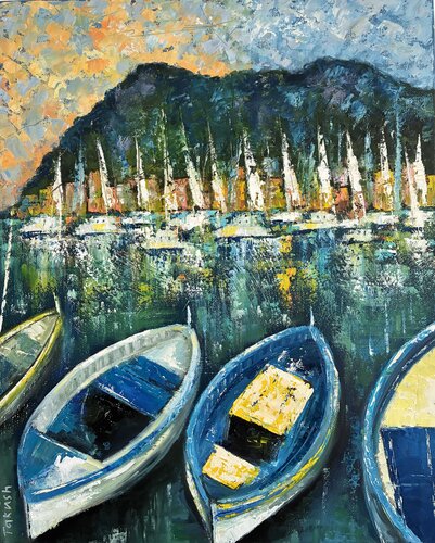Harbor of Light by Tatiana Takush, Painting for Sale on Select