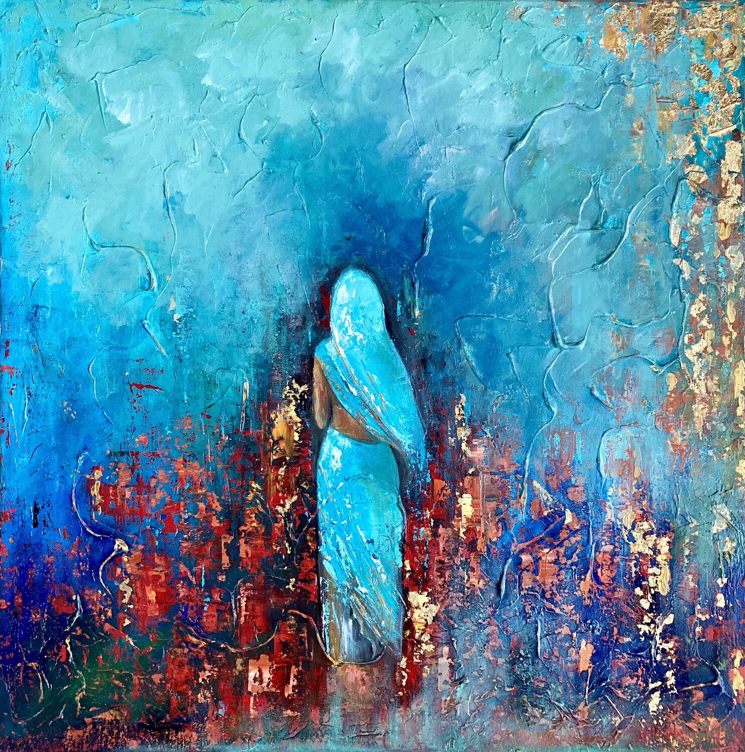 India Tatiana Takush Original painting for sale