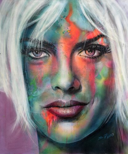 Mrs. Smith by Sylvio Justies, Painting for Sale on Select