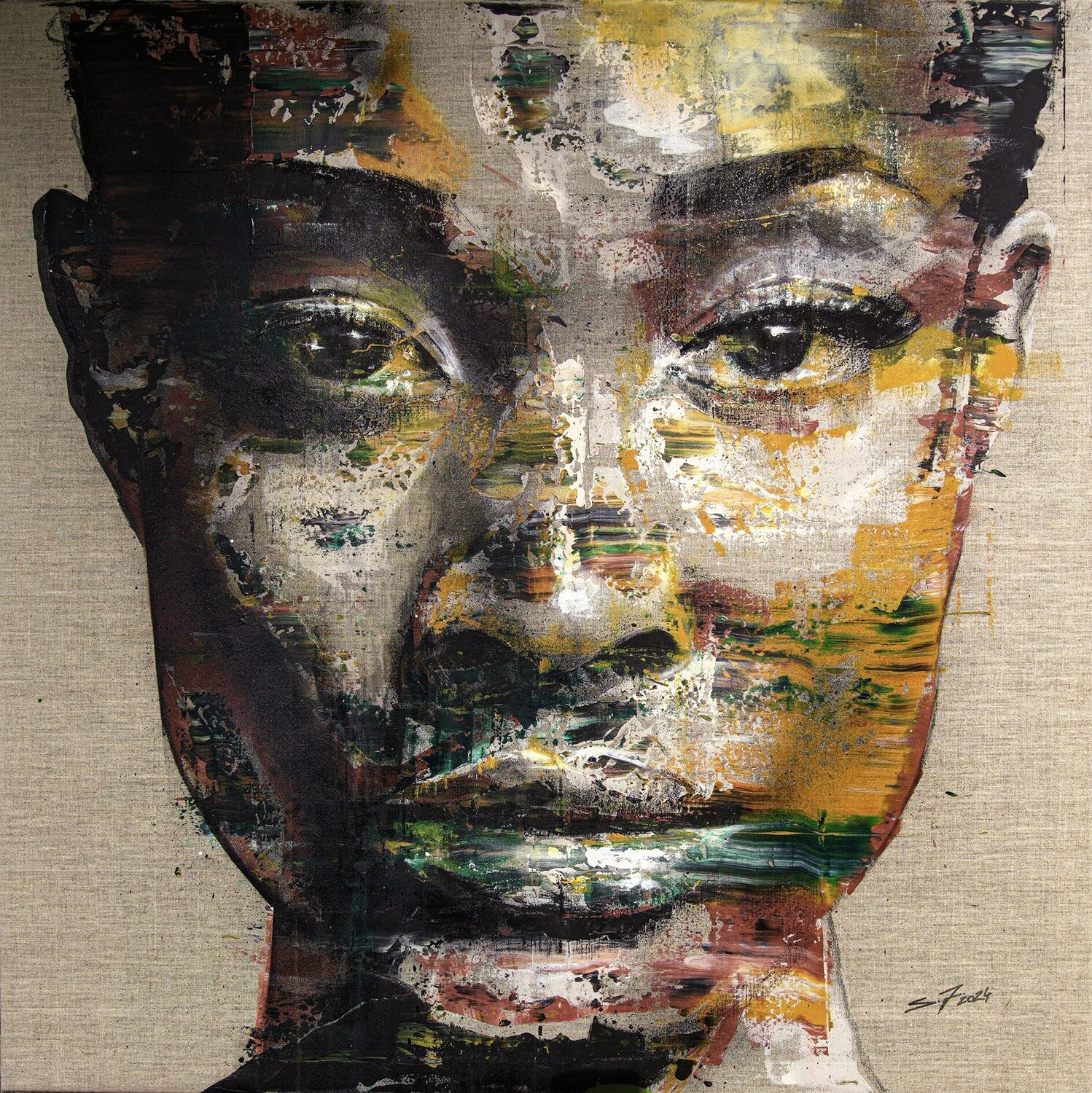 Next Gen. Mod.1 Sylvio Justies Original painting for sale