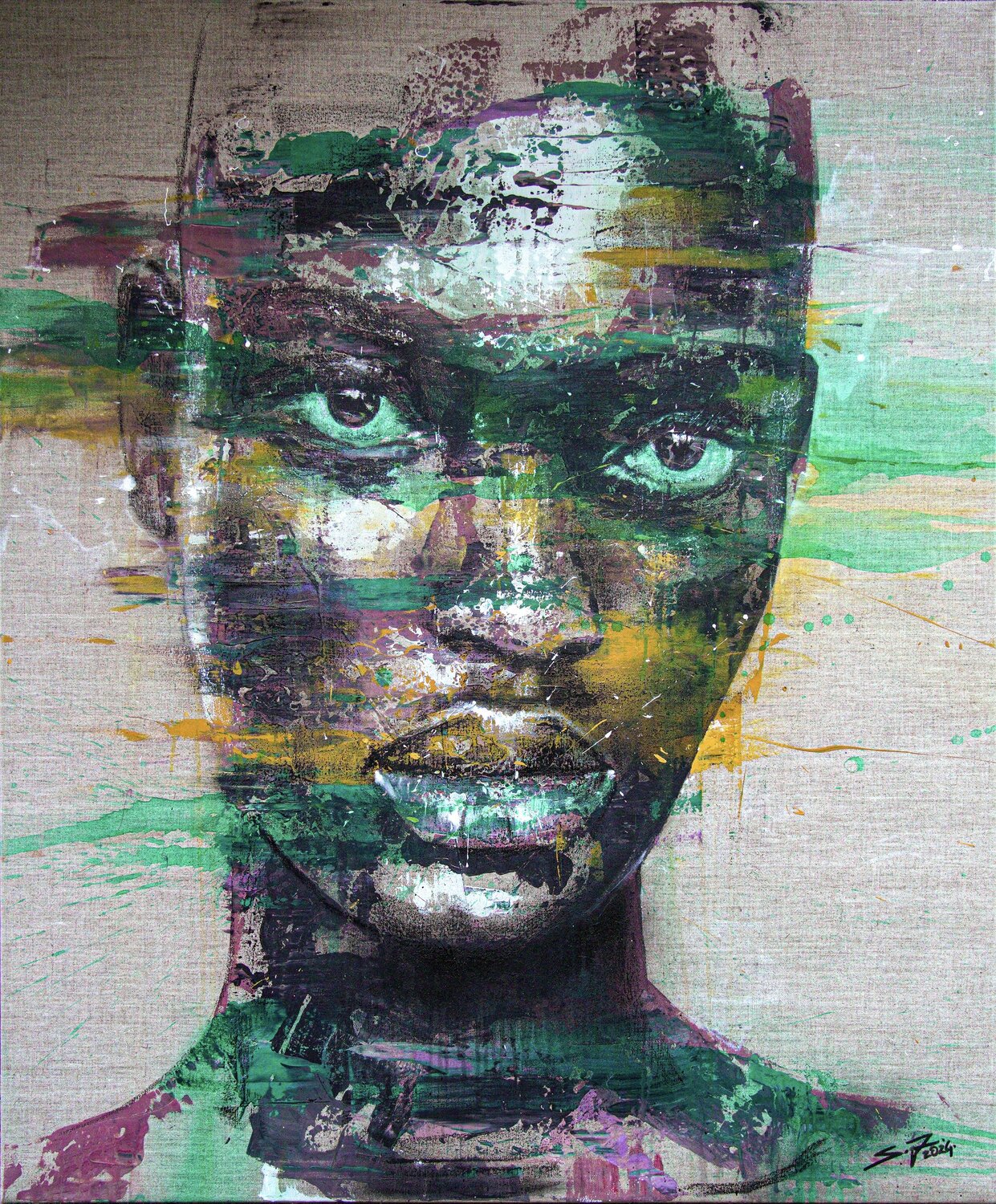 Next Gen. Mod.3 Sylvio Justies Original painting for sale