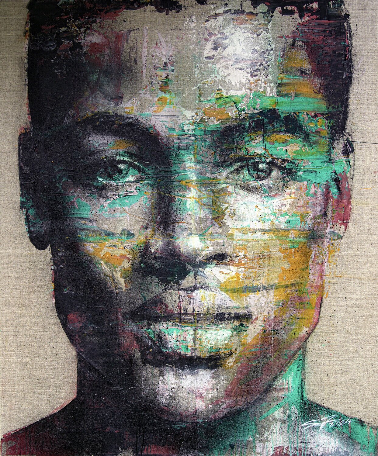 Next Gen. Mod.2 Sylvio Justies Original painting for sale