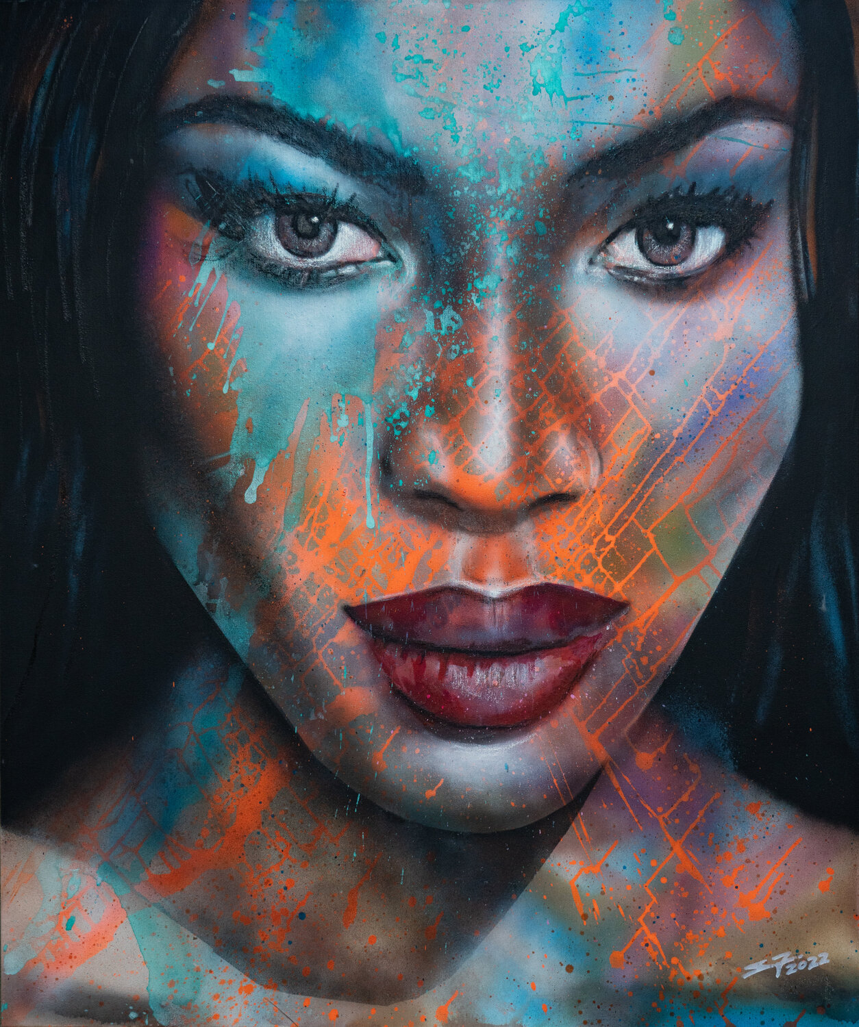 Mrs. C. Sylvio Justies Original painting for sale