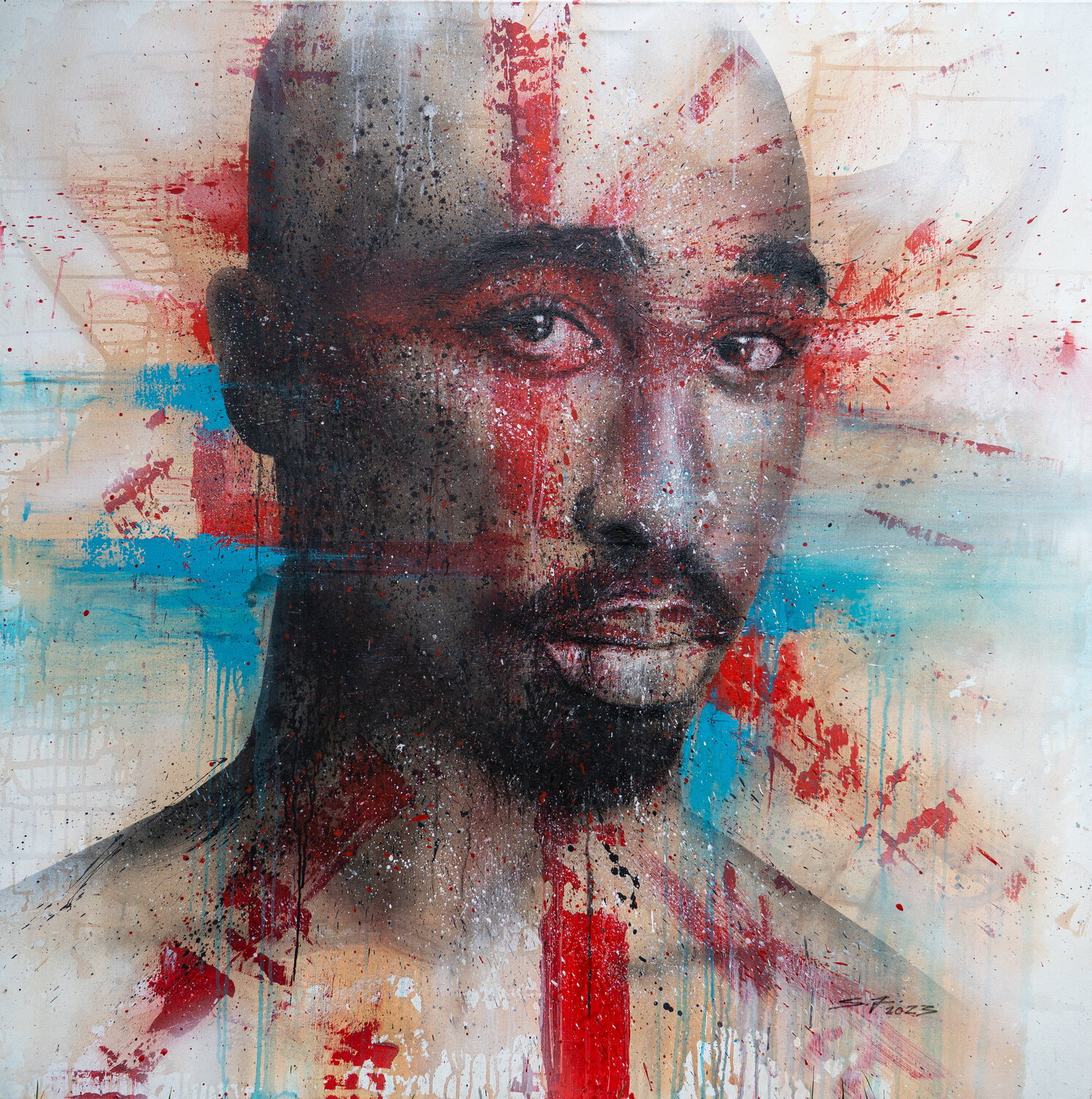 Legend Pac Sylvio Justies Original painting for sale