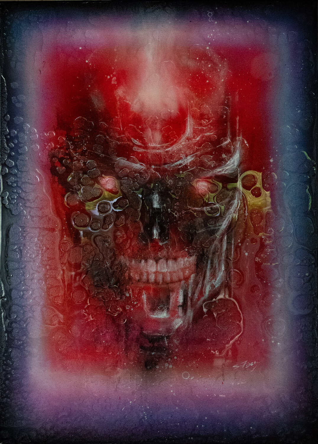 SINGULAR Mod. 2 Sylvio Justies Original painting for sale