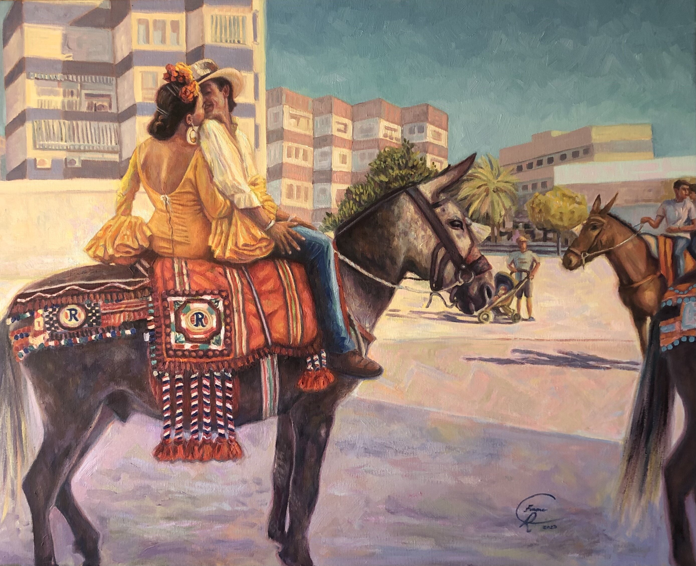 Marqués en la feria.