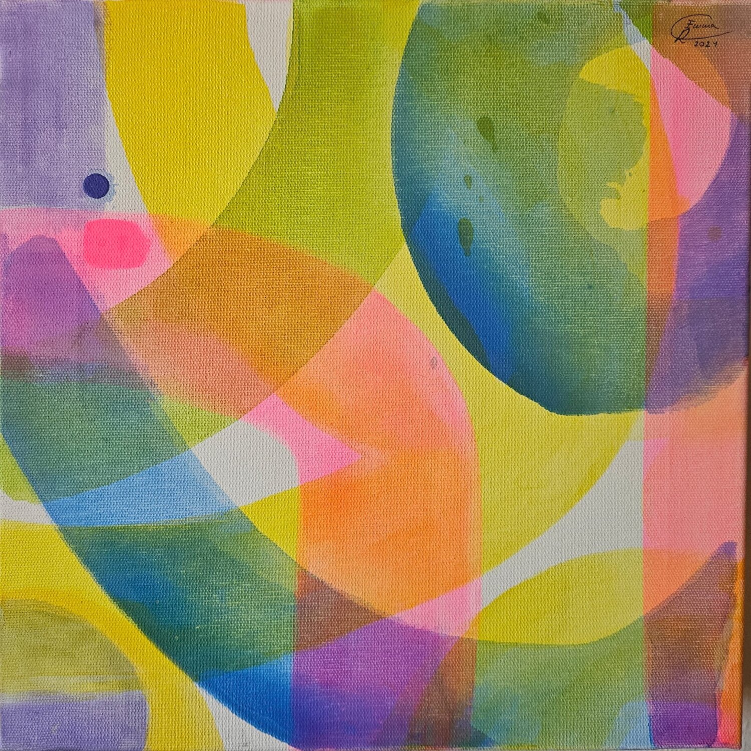 Through you I can see me better 1.   A través de ti me veo mejor 1. Emma Ramírez Conde Original painting for sale