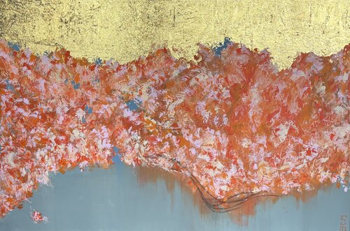 New Constellation by Simona Messina, Painting for Sale on Select