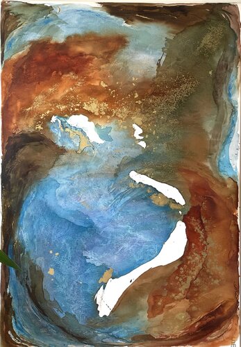 Rust & Salt by Simona Messina, Painting for Sale on Select
