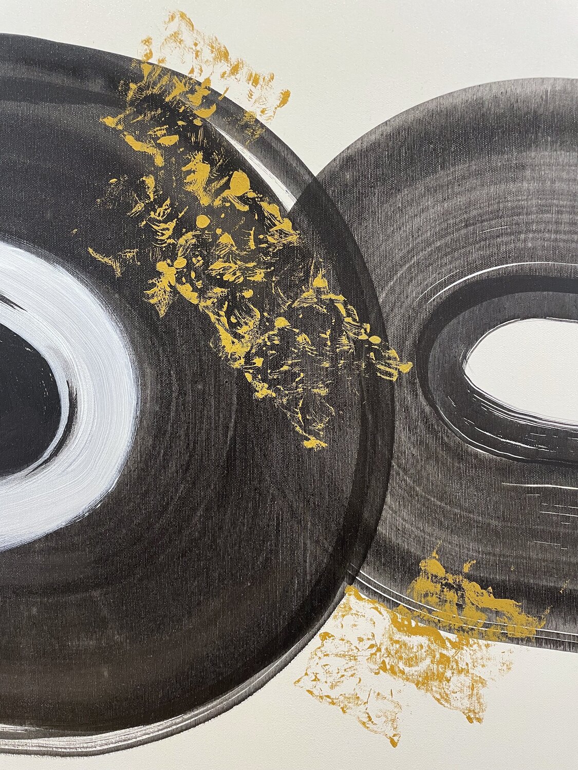Vynil 2 Simona Messina Original painting for sale