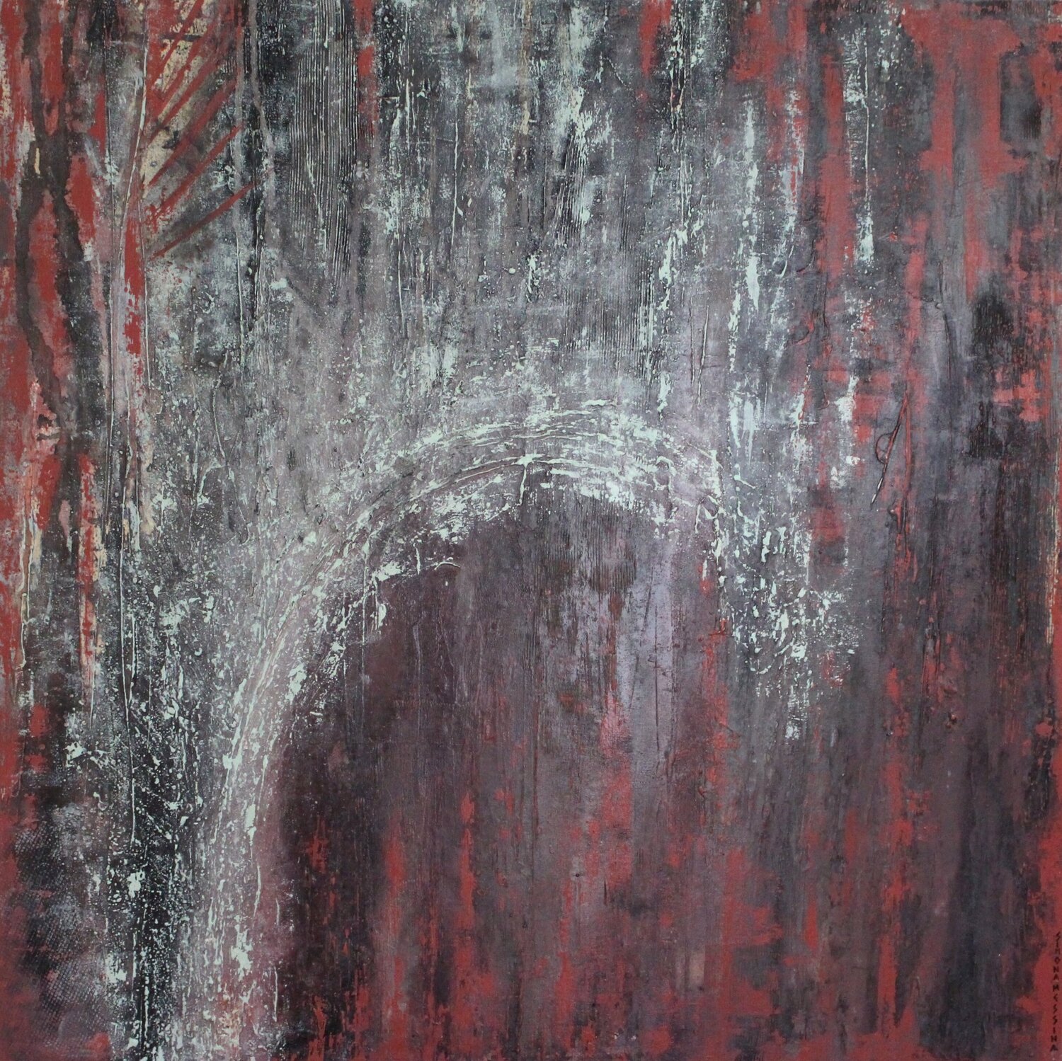 Space oddity Simona Messina Original painting for sale