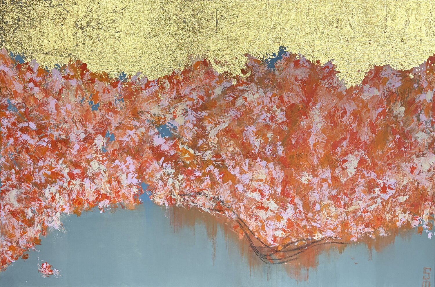 New Constellation Simona Messina Original painting for sale