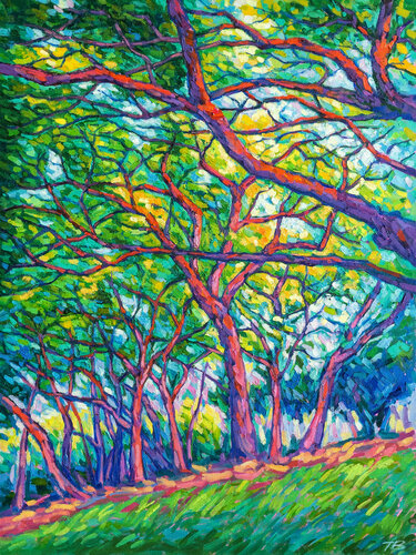 Radiant Canopy by tao bai, Painting for Sale on Select