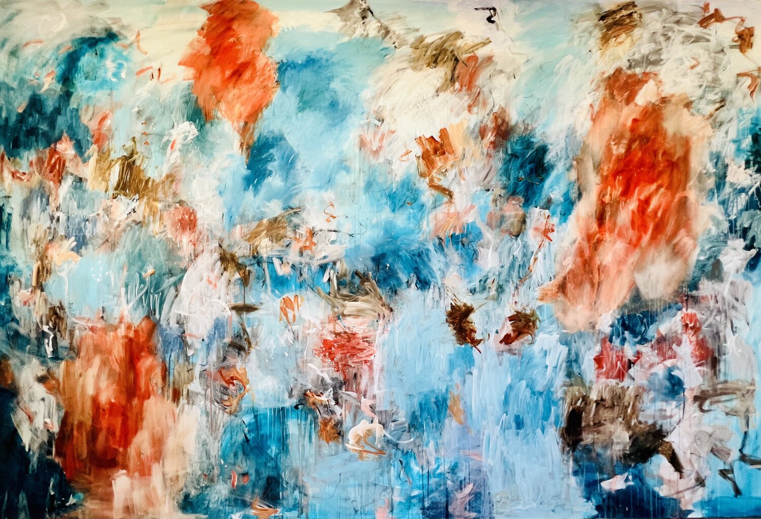 Poder de la Confianza Beata Kmita Original painting for sale