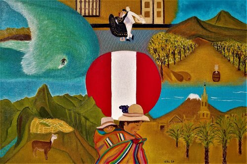 Perú by Gustavo de Leon, Painting for Sale on Select