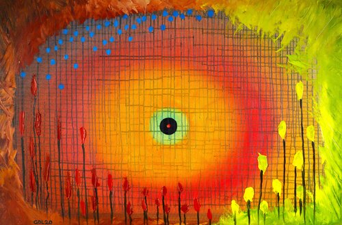 El ojo de Horus by Gustavo de Leon, Painting for Sale on Select
