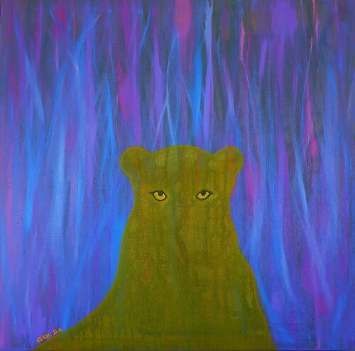 Leopard by Gustavo de Leon, Painting for Sale on Select
