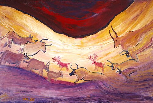 La caverna by Gustavo de Leon, Painting for Sale on Select
